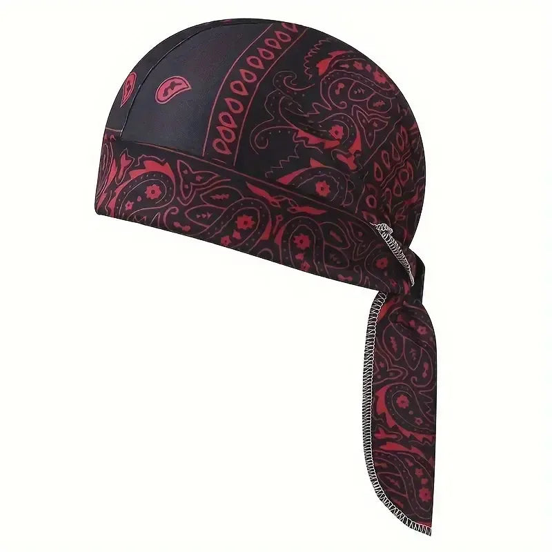 【Summervibes】Cooling Headscarf Cap Set, Motorcycle Pirate Head Wrap Safety Helmet Liner, Elastic Fit Hand Washable Multifunctional Outdoor Headwear for Athletes & Outdoor Enthusiasts