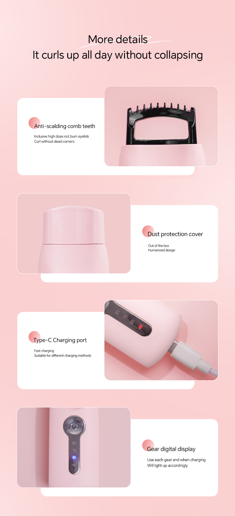 Electric Heated Eyelash Curler 4