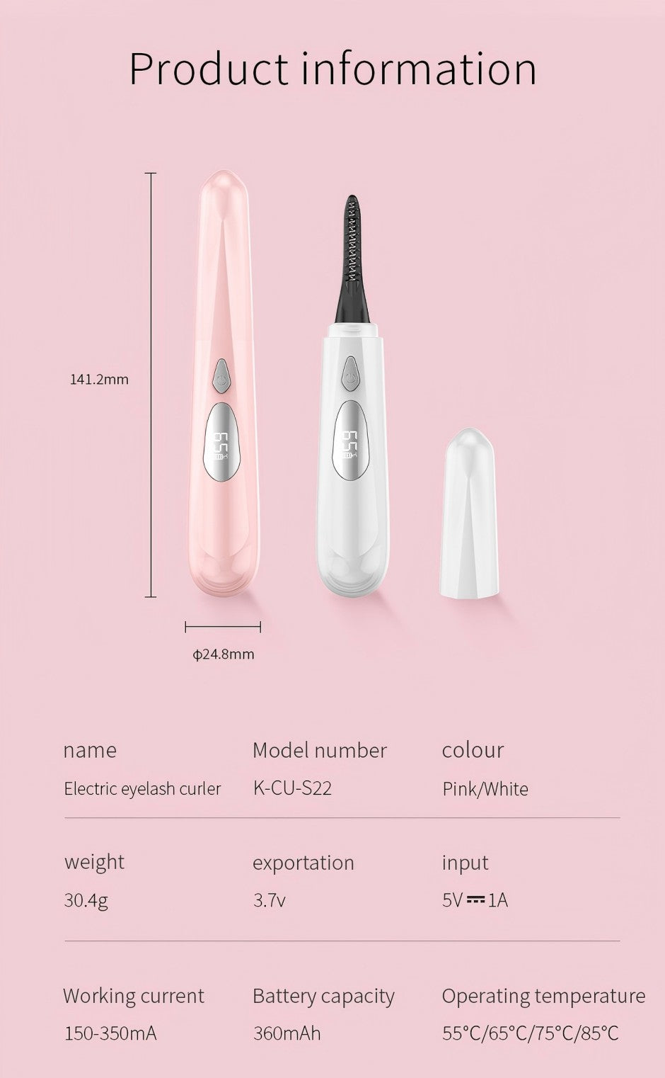 Upgraded Electric Eyelash Curler