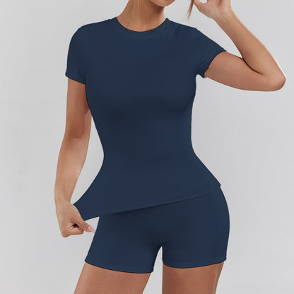 Women's Yoga Solid Color Set