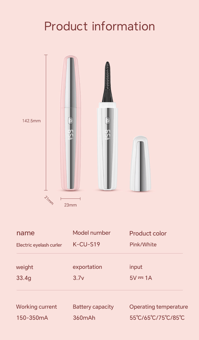New upgrade Electric eyelash curler