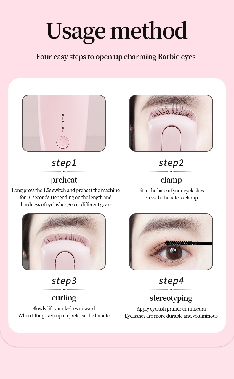 Digital Display Heated Eyelash Curler 2