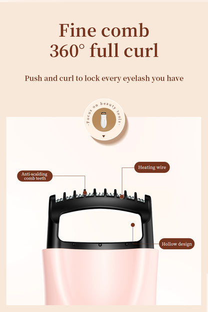 Built-in electric heater for perfect curling Electric Heated Eyelash Curler 2