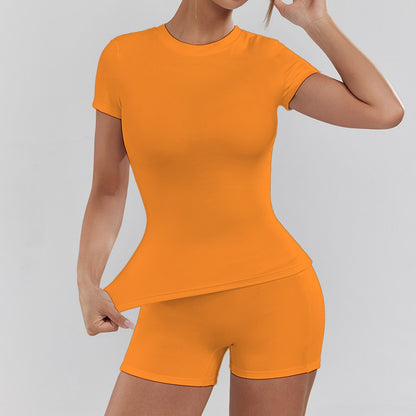 Women's Yoga Solid Color Set