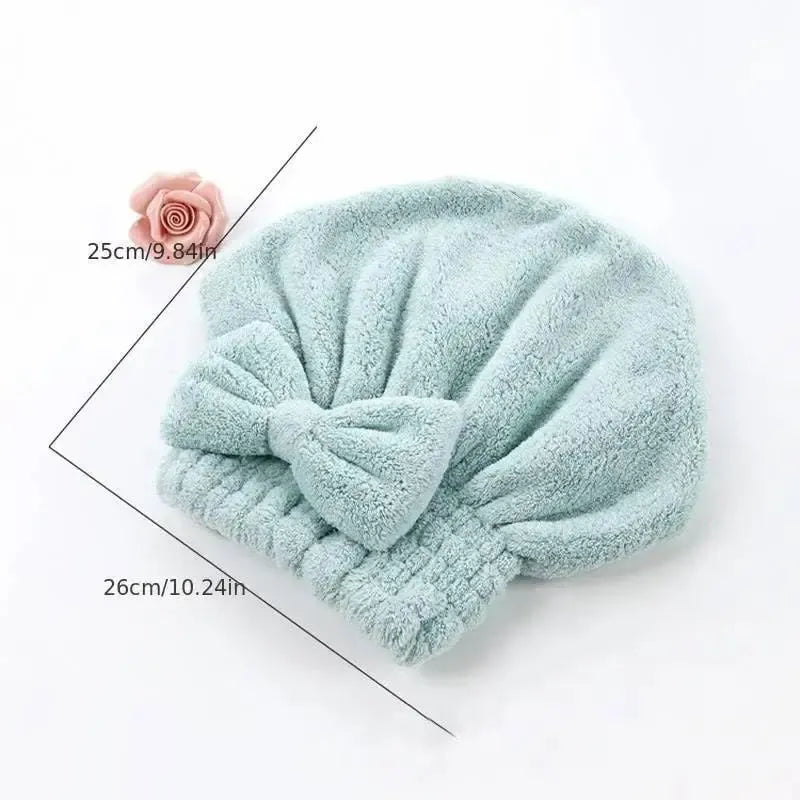 Women's 2-Piece/4-Piece Bow Decor Shower Caps
