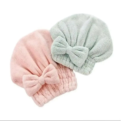 Women's 2-Piece/4-Piece Bow Decor Shower Caps