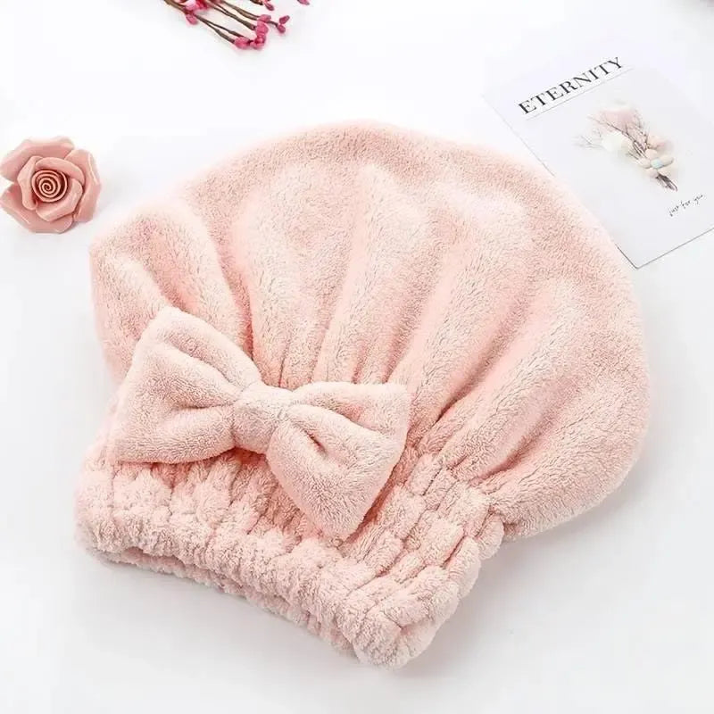 Women's 2-Piece/4-Piece Bow Decor Shower Caps
