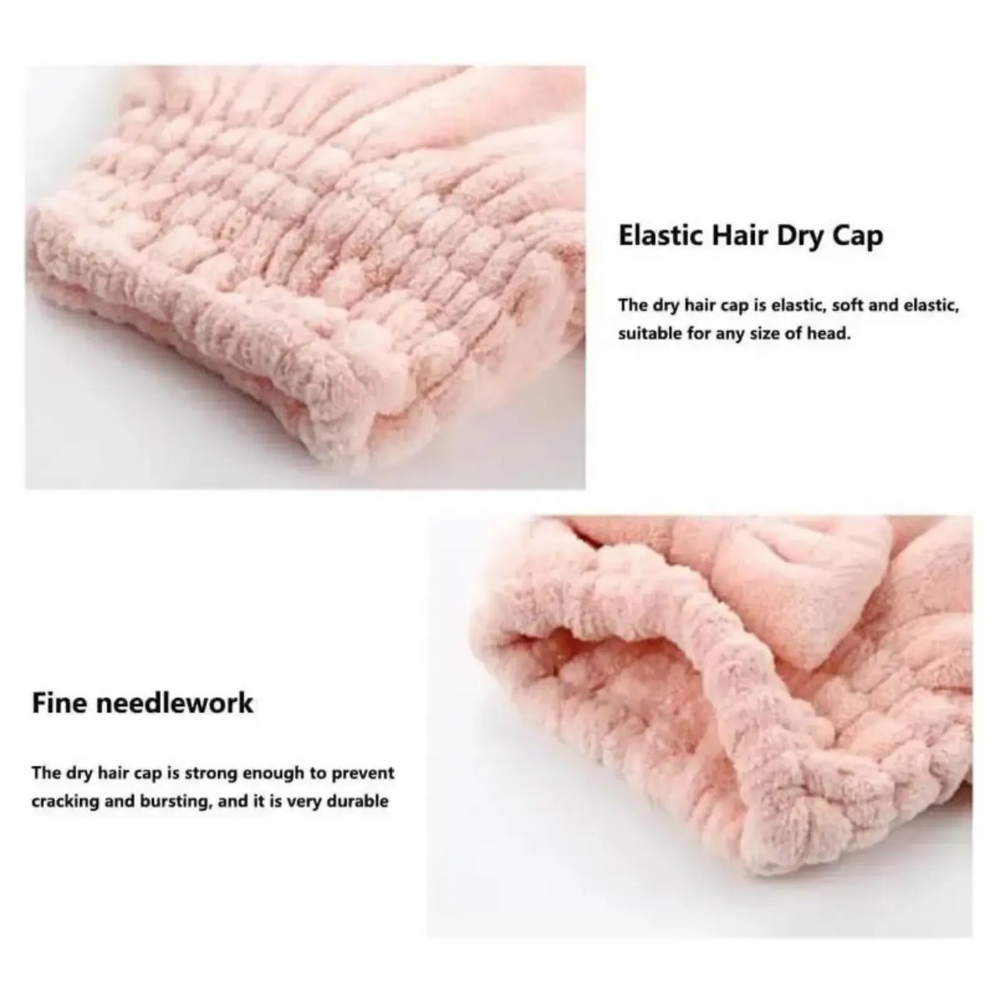 Women's 2-Piece/4-Piece Bow Decor Shower Caps