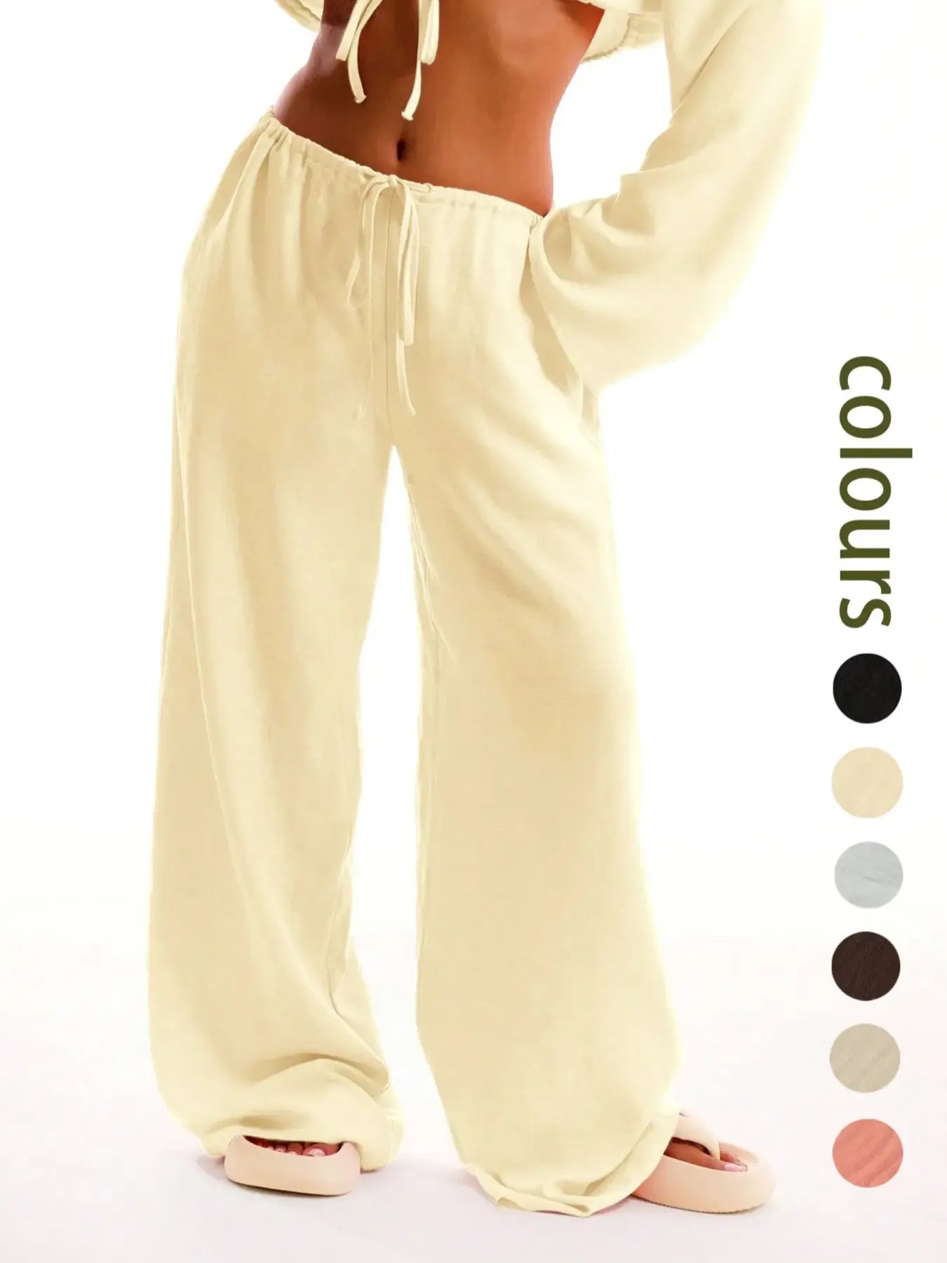 Women's Solid Basic Pocket Pants