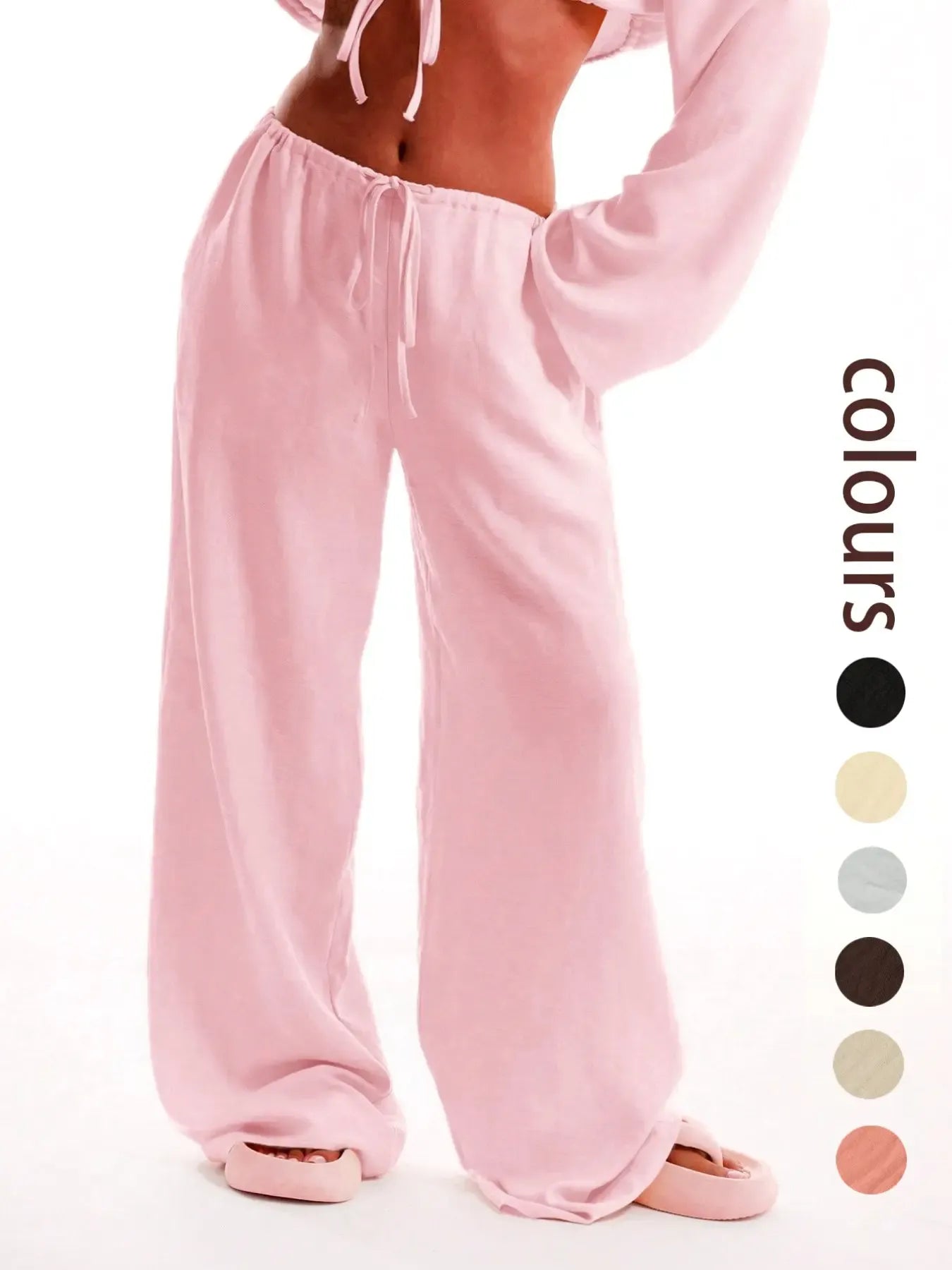 Women's Solid Basic Pocket Pants