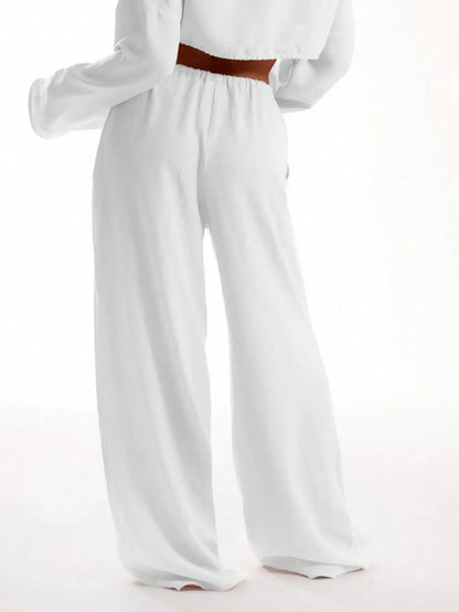 Women's Solid Basic Pocket Pants