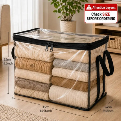 Large Clear Thick Plastic Storage Box