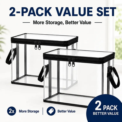 Large Clear Thick Plastic Storage Box