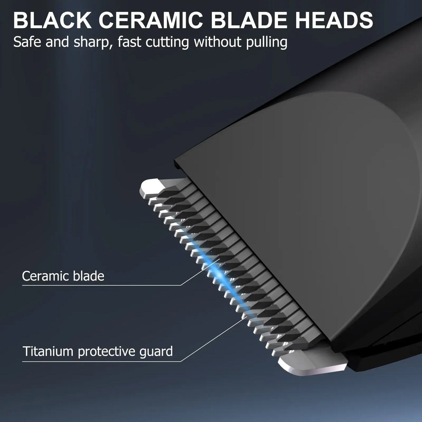 Anti-Nick Body & Ball Trimmer - Safe Ceramic Blade Groomer for Men