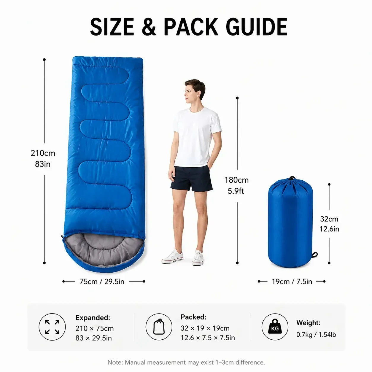 Compact Warm Sleeping Bag