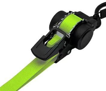 Retractable Ratchet Straps- Medium Duty Self Retracting Tie Down Straps for Truck, Cargo Trailer