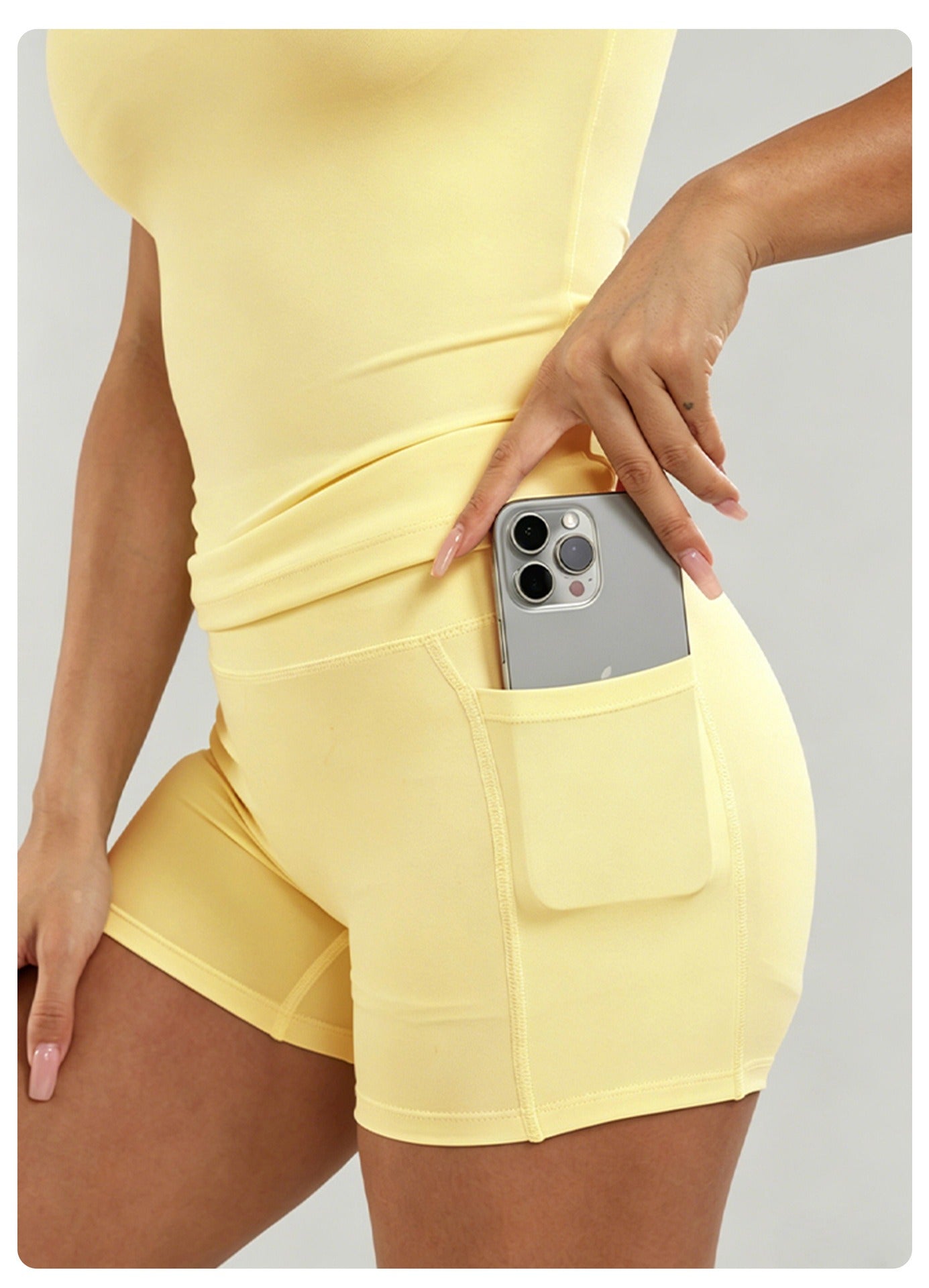Women's Yoga Solid Color Set
