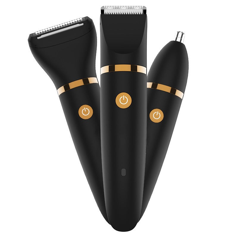 Anti-Nick Body & Ball Trimmer - Safe Ceramic Blade Groomer for Men