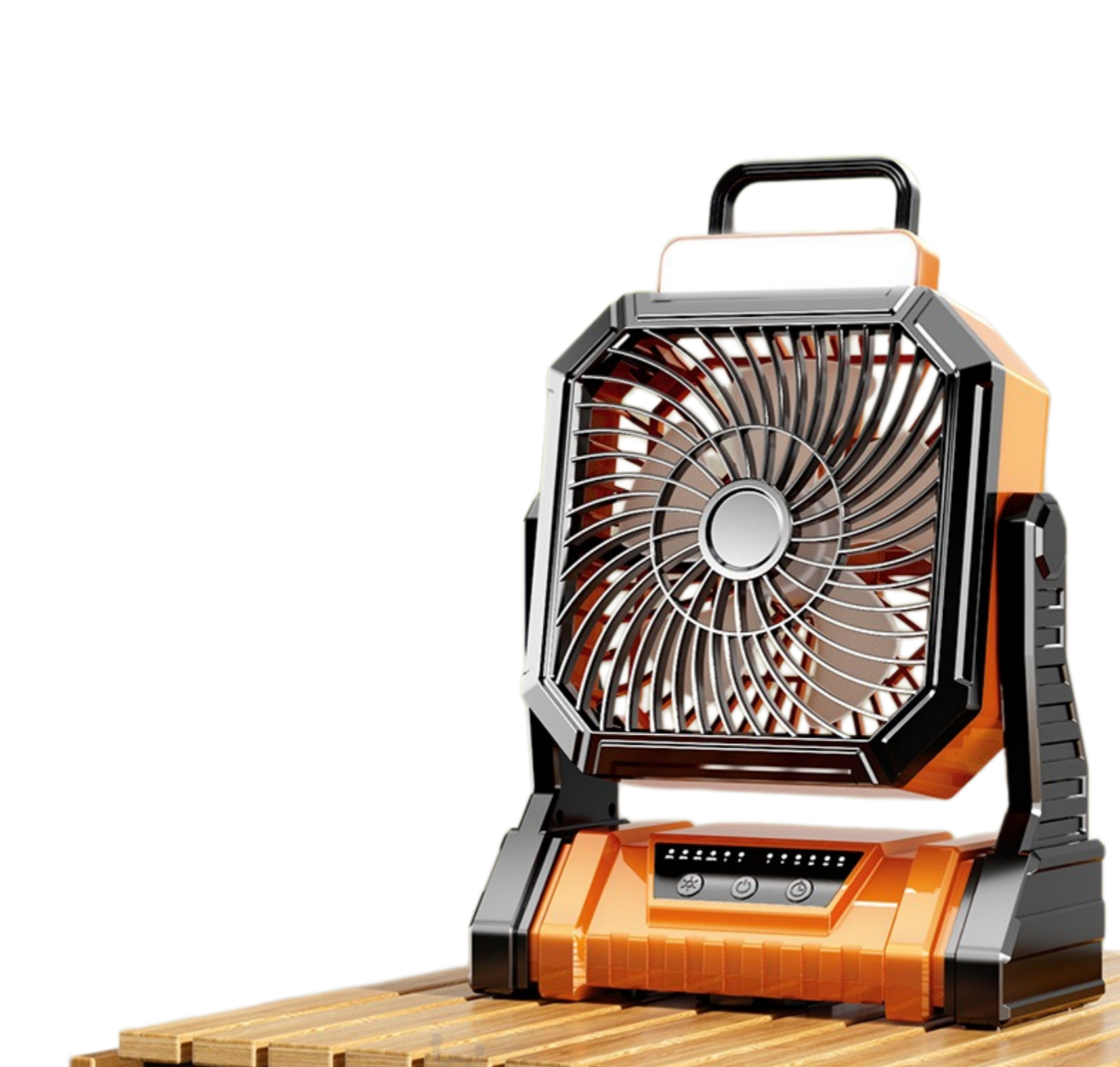 Rechargeable Camping Fan with LED Light