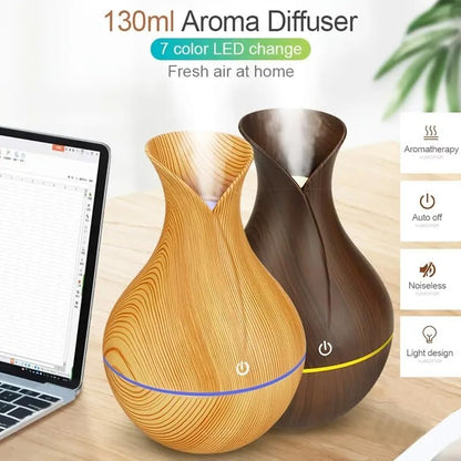 Light Wood Grain Mini Aromatherapy Humidifier