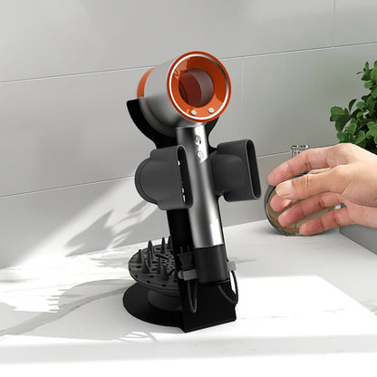 Freestanding No-Drill Hair Dryer Stand