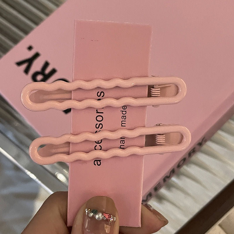 Elegant Metallic Hair Clip – Minimalist Side Hairpin for Women