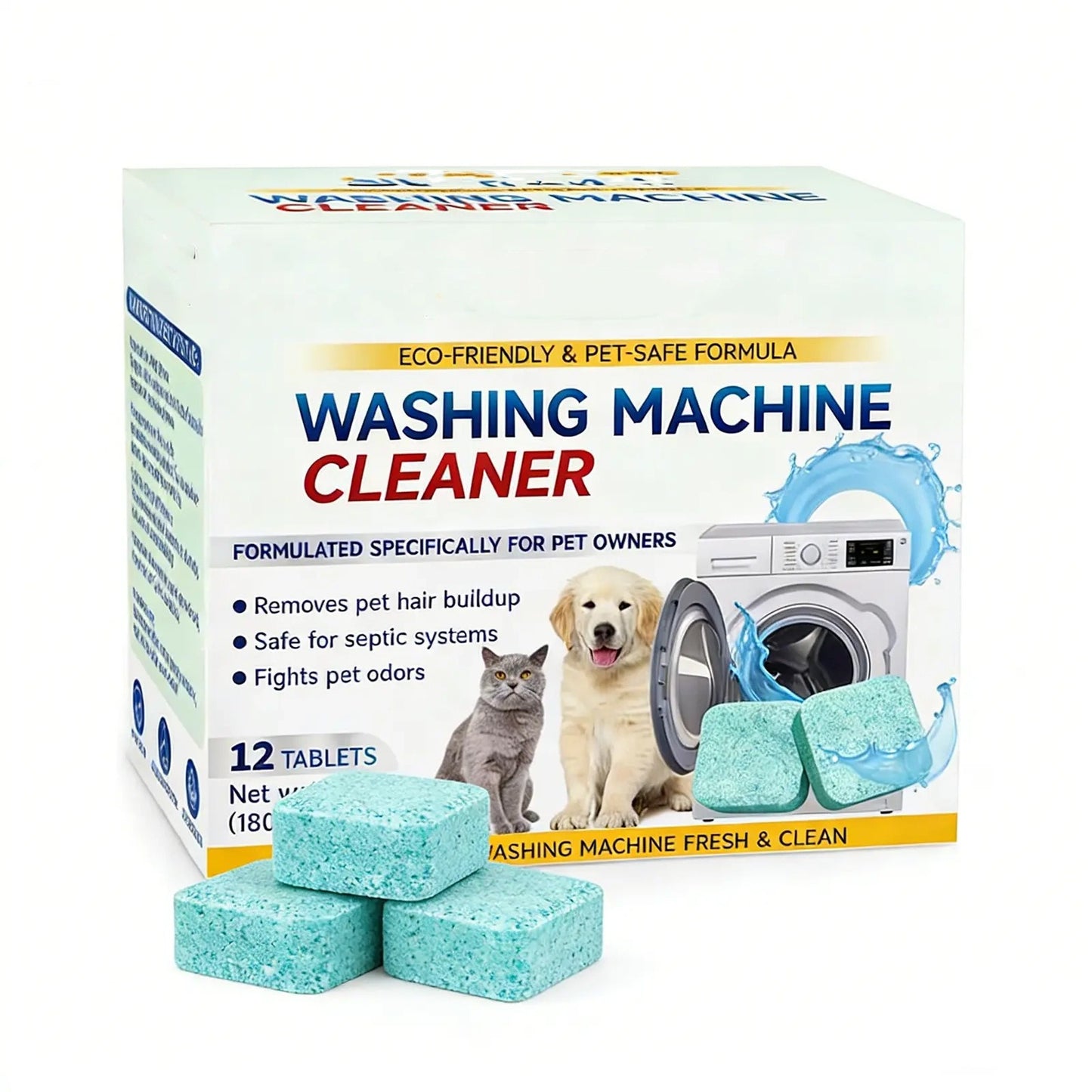 Pet Washing Machine Cleaning Tablets