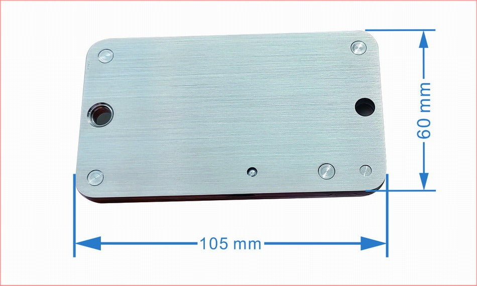 BIP39 Stainless Steel Mnemonic Seed Plate 12/24 Words