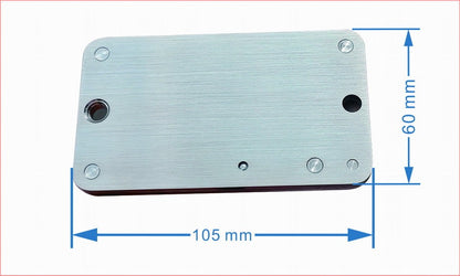 BIP39 Stainless Steel Mnemonic Seed Plate 12/24 Words