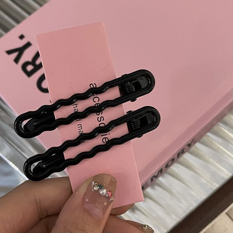 Elegant Metallic Hair Clip – Minimalist Side Hairpin for Women