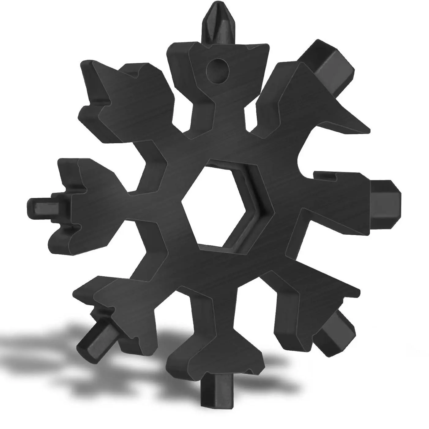 18-in-1 Snowflake Multi-tool Stainless Steel Portable Wrench Screwdriver Bottle Opener