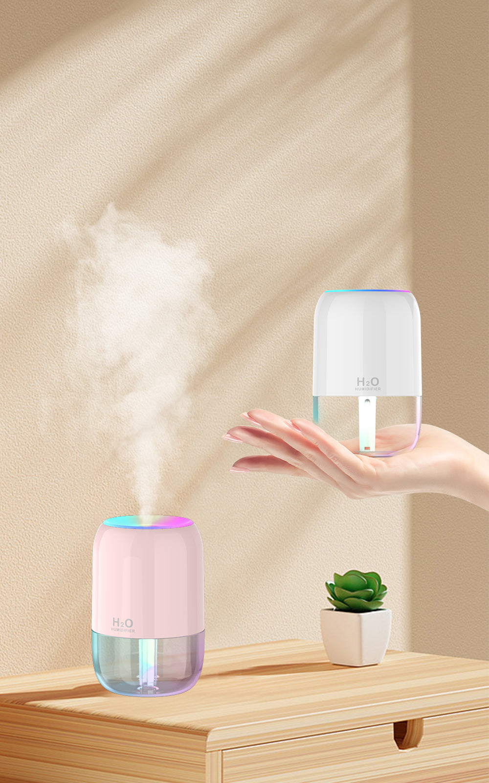New Arrival Mini Humidifier for Home & Bedroom