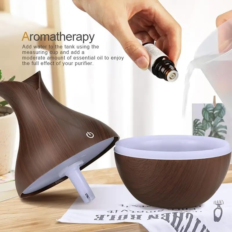 Light Wood Grain Mini Aromatherapy Humidifier