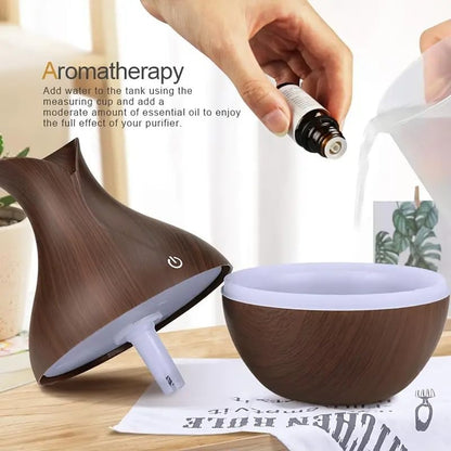 Light Wood Grain Mini Aromatherapy Humidifier