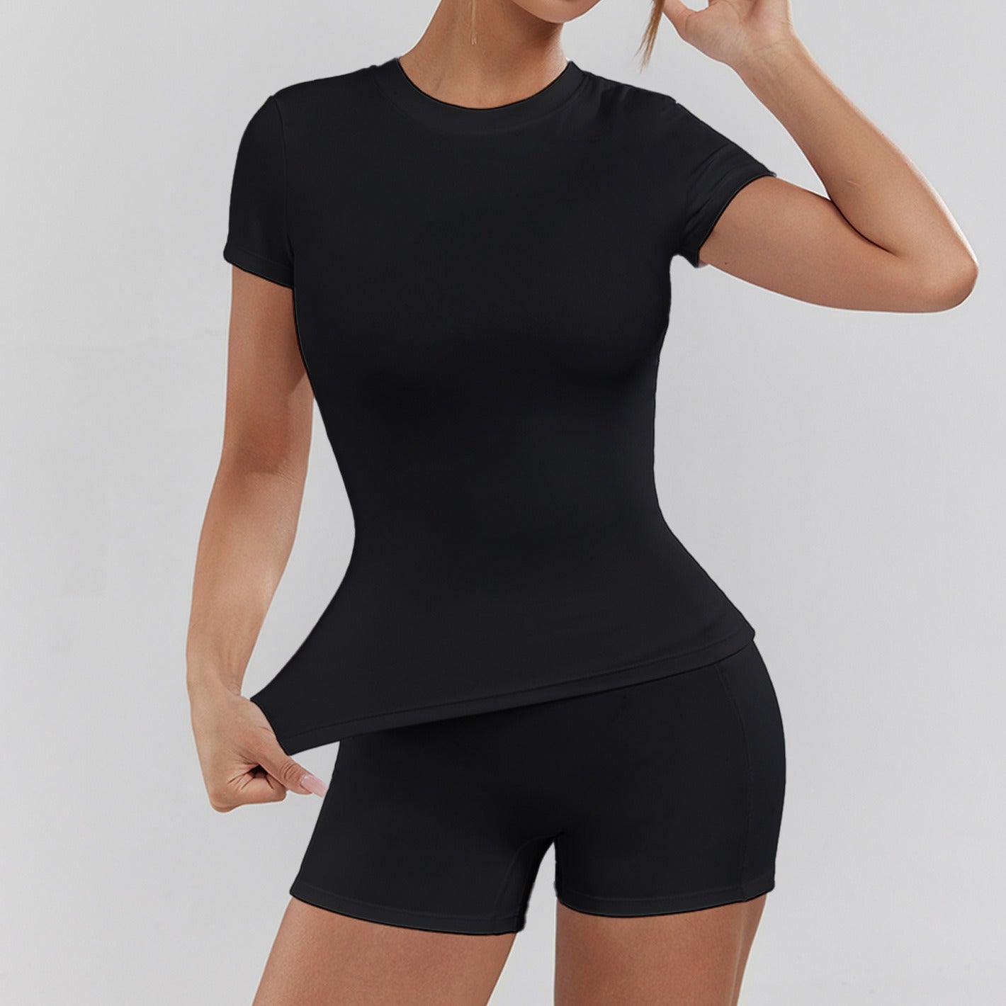 Women's Yoga Solid Color Set