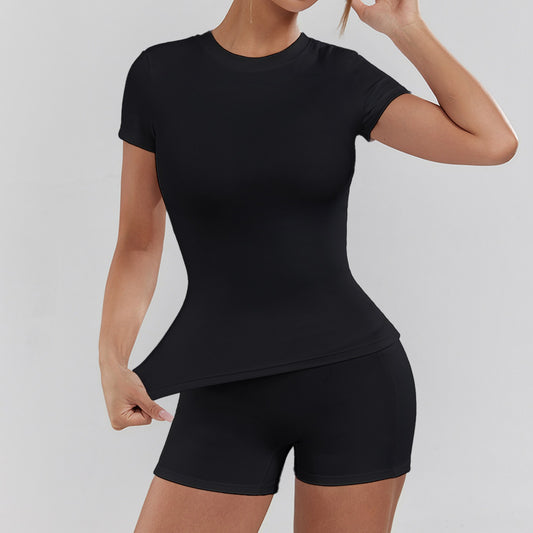 Women's Yoga Solid Color Set