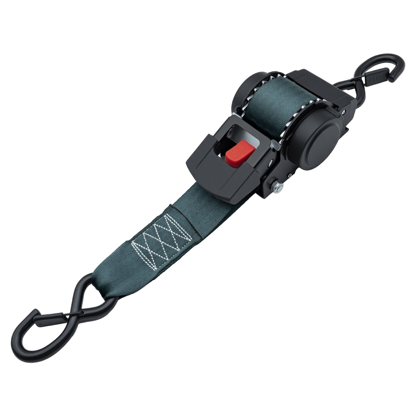 Retractable Ratchet Straps- Medium Duty Self Retracting Tie Down Straps for Truck, Cargo Trailer