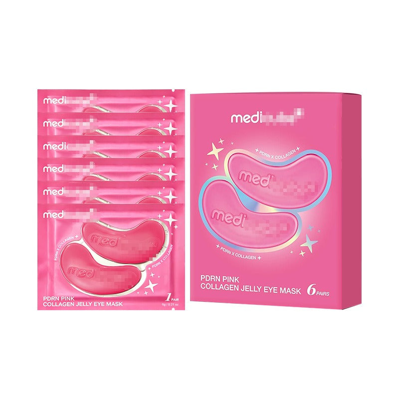 Pink Collagen Jelly Eye Mask | Hydrogel Eye Patches with PDRN