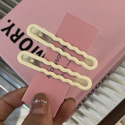 Elegant Metallic Hair Clip – Minimalist Side Hairpin for Women