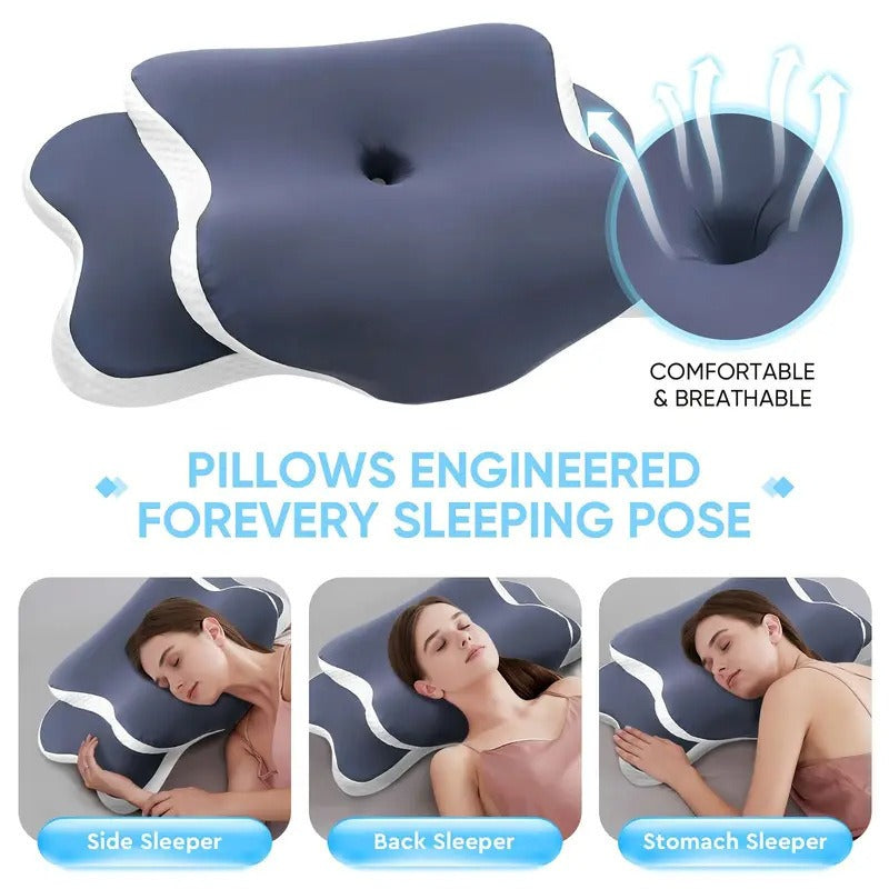 Double-Sided Contoured Neck Pillow