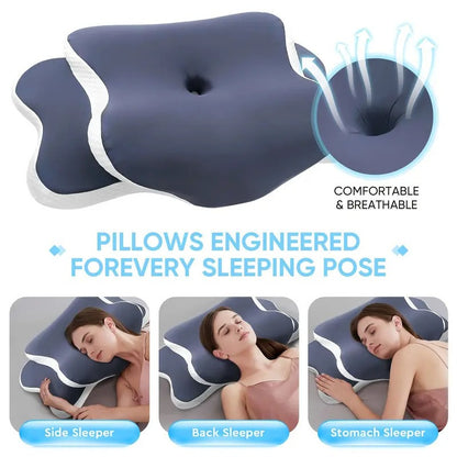 Double-Sided Contoured Neck Pillow