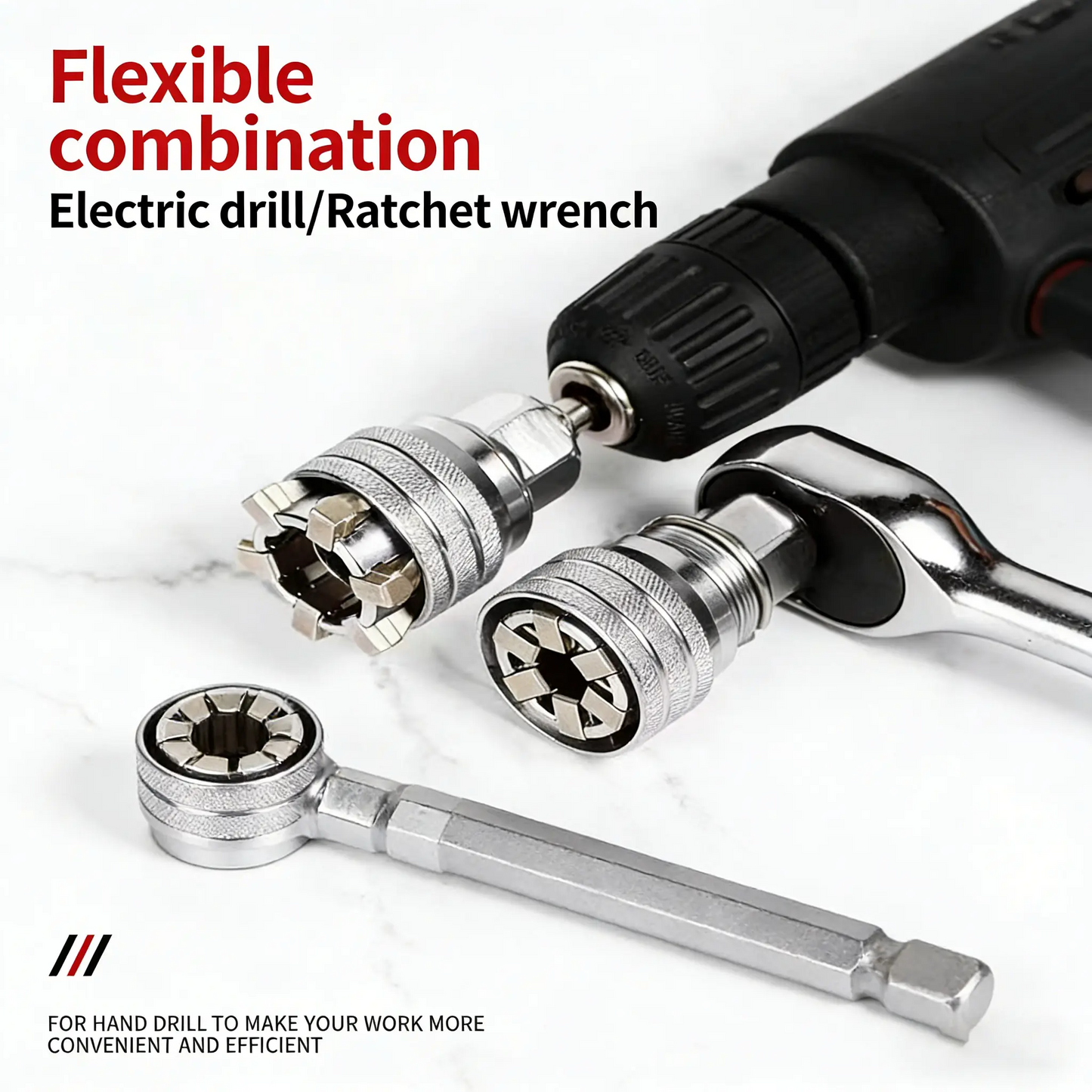 Multi-Function Universal Socket Wrench Tool - Universal Maintenance Tool