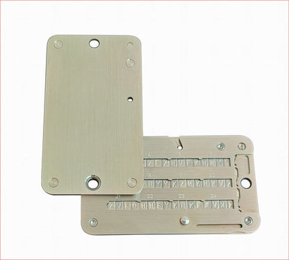BIP39 Stainless Steel Mnemonic Seed Plate 12/24 Words