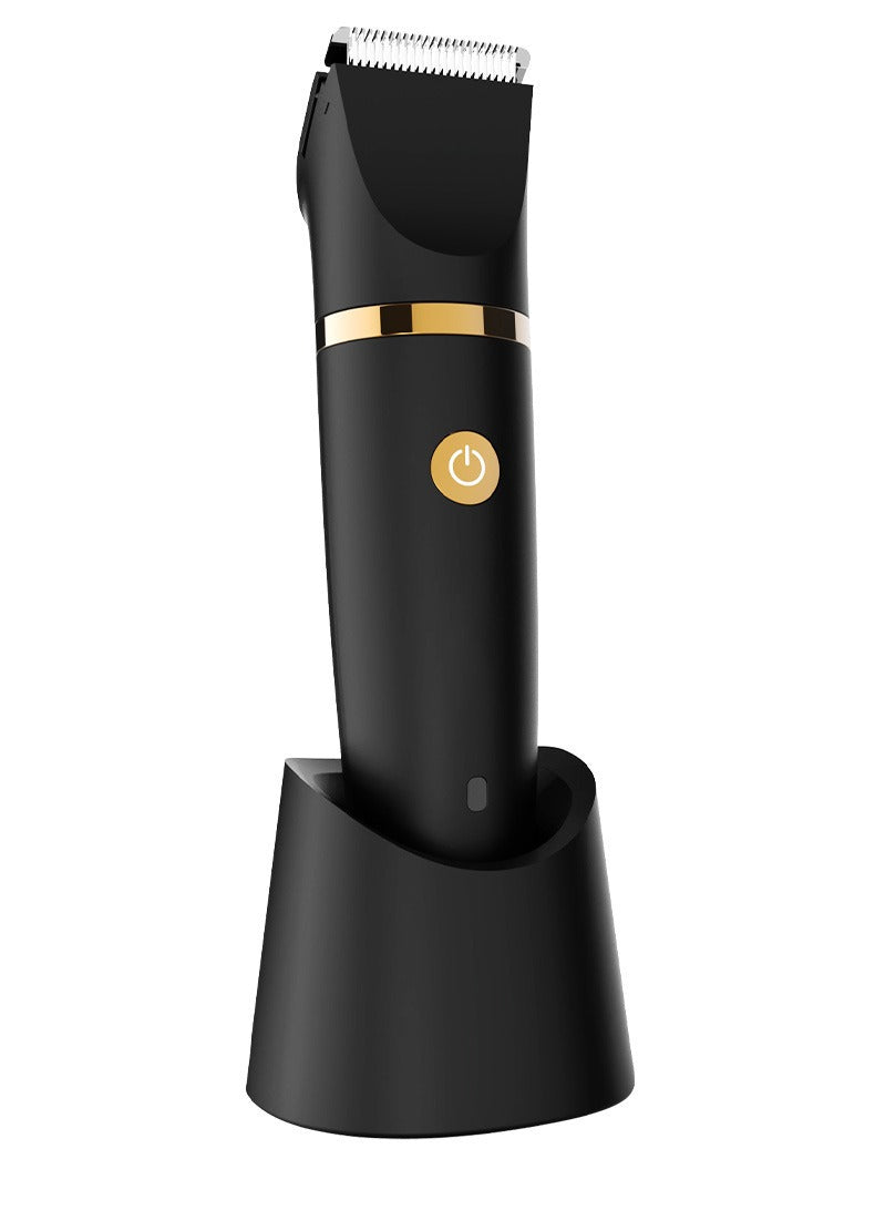 Anti-Nick Body & Ball Trimmer - Safe Ceramic Blade Groomer for Men