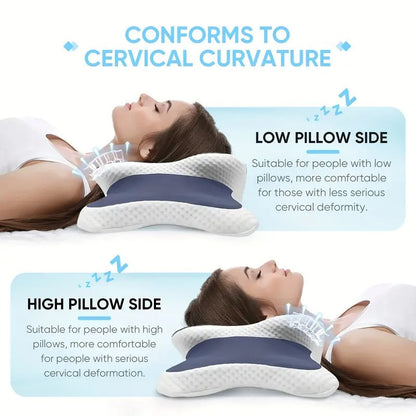 Double-Sided Contoured Neck Pillow