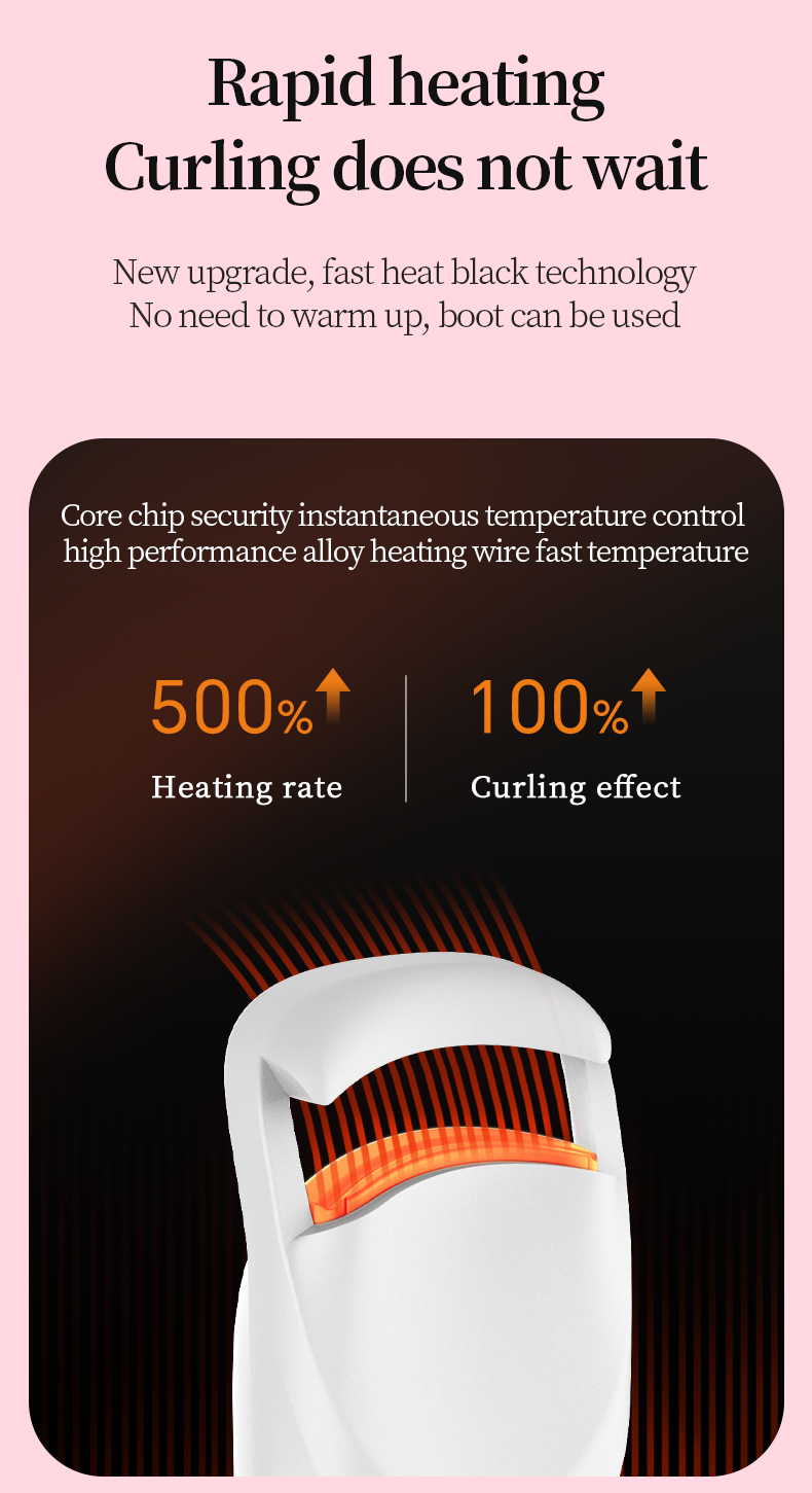 Digital Display Heated Eyelash Curler 2