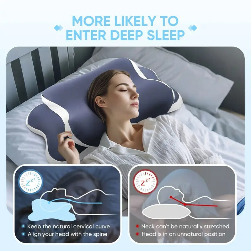 Double-Sided Contoured Neck Pillow