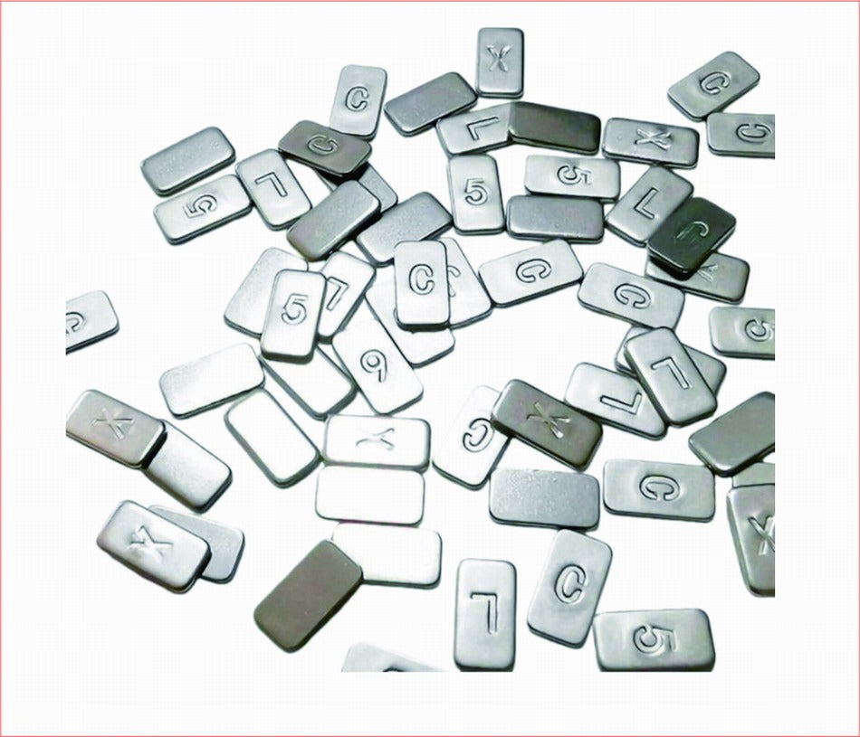 BIP39 Stainless Steel Mnemonic Seed Plate 12/24 Words