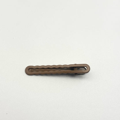 Elegant Metallic Hair Clip – Minimalist Side Hairpin for Women