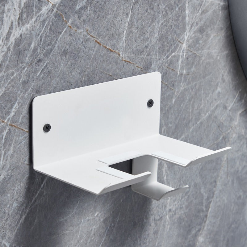 Freestanding No-Drill Hair Dryer Stand